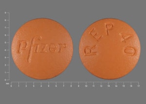 Image 1 - Imprint Pfizer REP 40 - Relpax 40 mg