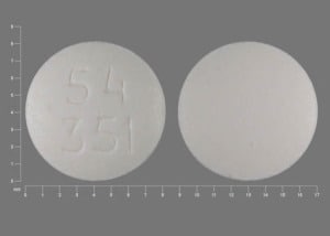 Imprint 54 351 - naratriptan 2.5 mg
