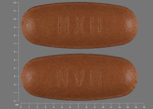Imprint NVR HXH - Diovan HCT 25 mg / 160 mg