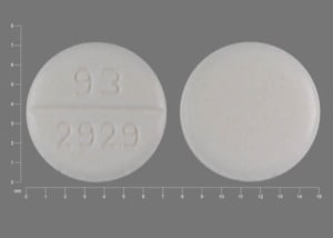 Imprint 93 2929 - cyproheptadine 4 mg