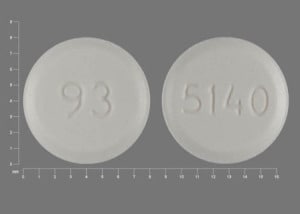 Imprint 93 5140 - alendronate 5 mg