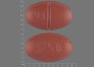 Imprint 93 5150 - moexipril 15 mg