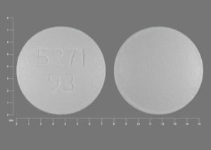 Imprint 5271 93 - bisoprolol 10 mg