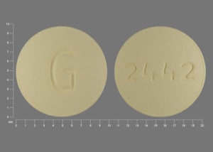 Image 1 - Imprint G 2442 - Budeprion SR 100 mg