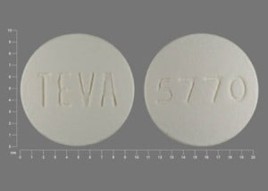 Imprint TEVA 5770 - olanzapine 10 mg