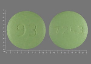 Imprint 93 7243 - risperidone 4 mg