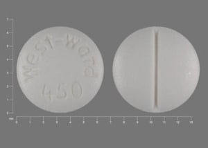 Imprint West-Ward 450 - phenobarbital 30 mg