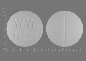 Image 1 - Imprint WW 458 - phenobarbital 100 mg