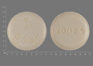 20/12.5 Logo 5034 - Hydrochlorothiazide and Lisinopril