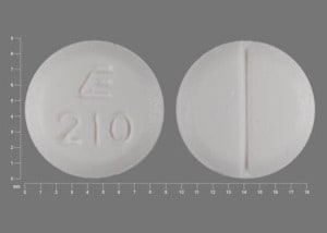 Imprint E 210 - methimazole 10 mg