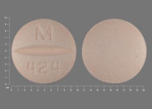Imprint M 424 - hydrochlorothiazide/metoprolol 25 mg / 50 mg