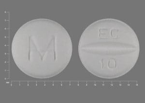 Imprint M EC 10 - escitalopram 10 mg (base)