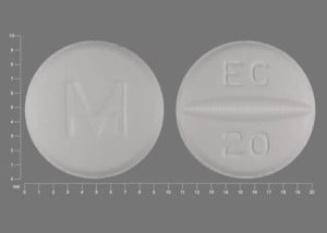 Imprint M EC 20 - escitalopram 20 mg (base)