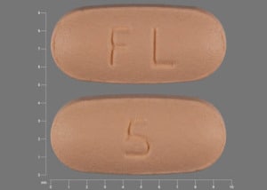Imprint 5 FL - Namenda 5 mg
