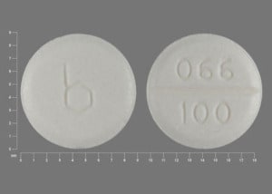 Image 1 - Imprint b 066 100 - isoniazid 100 mg