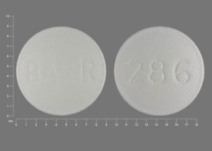 Imprint BARR 286 - dipyridamole 75 mg