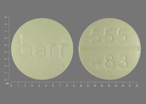 Image 1 - Imprint barr 555 483 - amiloride/hydrochlorothiazide 5 mg / 50 mg