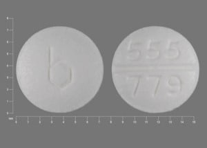 Image 1 - Imprint b 555 779 - medroxyprogesterone 10 mg