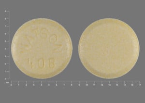 Imprint WATSON 408 - lisinopril 20 mg
