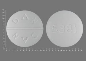 Imprint 5381 DAN DAN - methocarbamol 500 mg