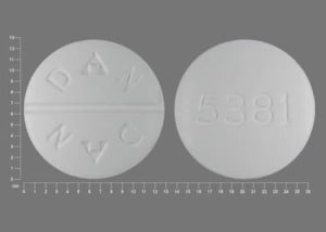 Image 1 - Imprint 5381 DAN DAN - methocarbamol 500 mg