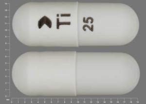 Image 1 - Imprint > Ti 25 - topiramate 25 mg