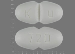 Image 1 - Imprint K U 720 - hydrochlorothiazide/moexipril 12.5 mg / 15 mg