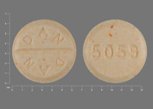 Imprint 5059 DAN DAN - prednisolone 5 mg