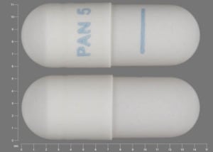 Image 1 - Imprint PAN 5 - pancrelipase 16,000 units amylase / 3,000 USP units lipase / 10,000 USP units protease