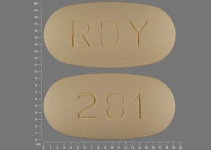 Image 1 - Imprint RDY 281 - levofloxacin 750 mg