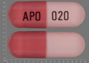 Image 1 - Imprint APO 020 - omeprazole 20 mg