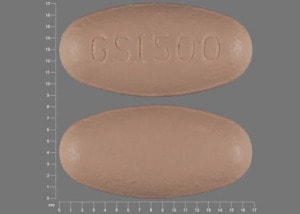 Imprint GSI500 - Ranexa 500 mg