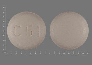 Image 1 - Imprint C51 - Tribenzor 5 mg / 12.5 mg / 20 mg