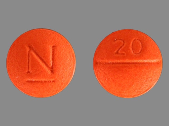 Imprint 20 N - BiDil 37.5 mg / 20 mg
