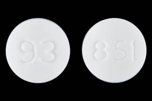 Image 1 - Imprint 93 851 - metronidazole 250 mg