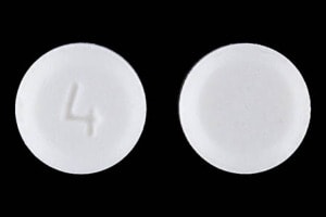 Imprint 4 - nitroglycerin 0.4 mg