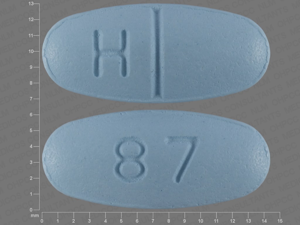 Image 1 - Imprint H 87 - levetiracetam 250 mg