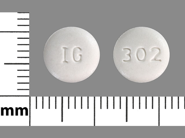 Imprint IG 302 - alfuzosin 10 mg