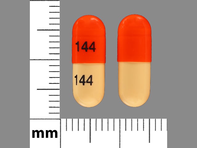 Image 1 - Imprint 144 - dantrolene 25 mg