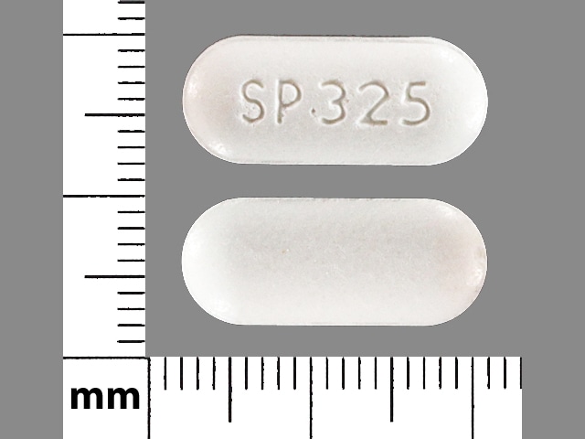 Image 1 - Imprint SP 325 - acetaminophen/caffeine/isometheptene mucate 325 mg / 20 mg / 65 mg