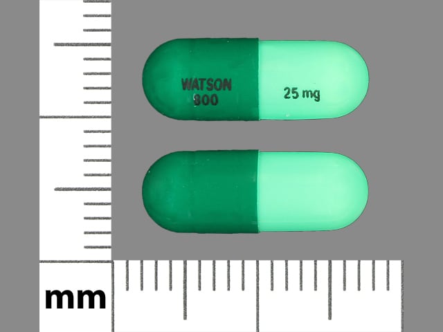 Image 1 - Imprint WATSON 800 25 mg - hydroxyzine 25 mg