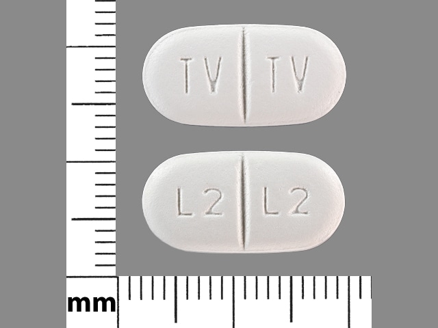 Imprint TV TV L2 L2 - lamivudine/zidovudine 150 mg / 300 mg