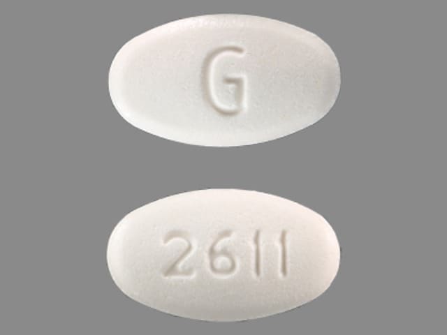 Imprint G 2611 - terbutaline 2.5 mg