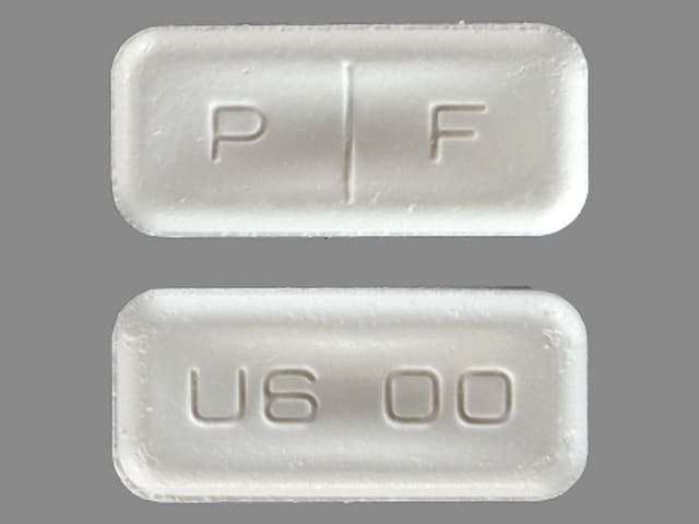 Image 1 - Imprint P F U 600 - Uniphyl 600 mg