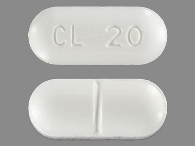 Imprint CL 20 - methenamine 1 gram