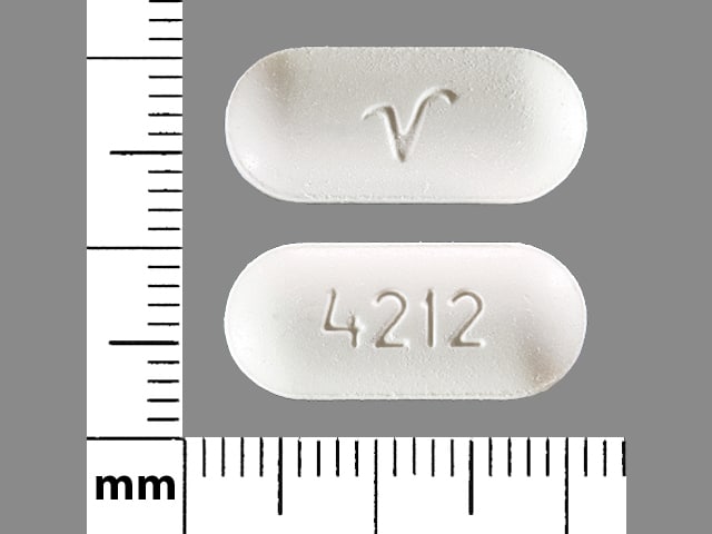 Image 1 - Imprint 4212 V - methocarbamol 750 mg