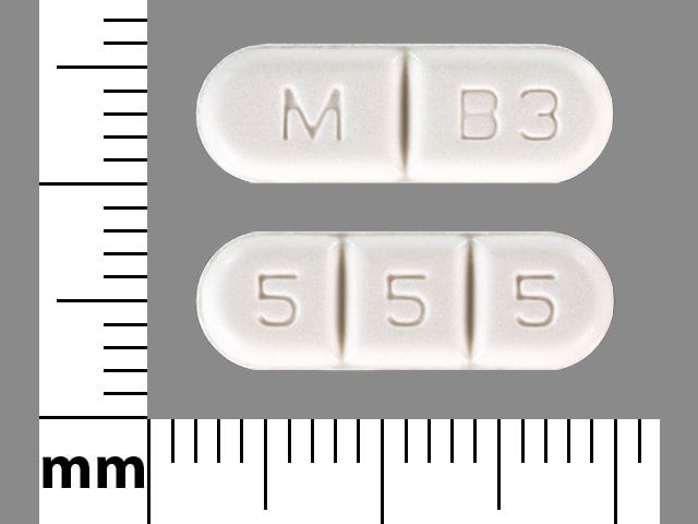 Imprint M B3 5 5 5 - buspirone 15 mg