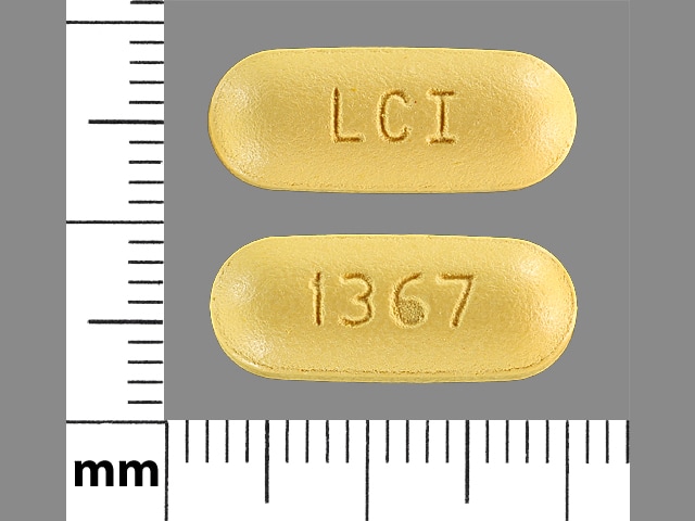 Imprint LCI 1367 - probenecid 500 mg