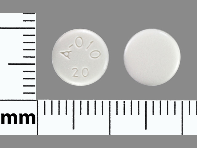 Imprint A-010 20 - Abilify 20 mg