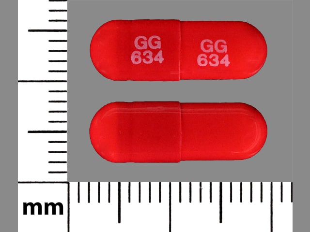 Imprint GG 634 GG 634 - amantadine 100 mg